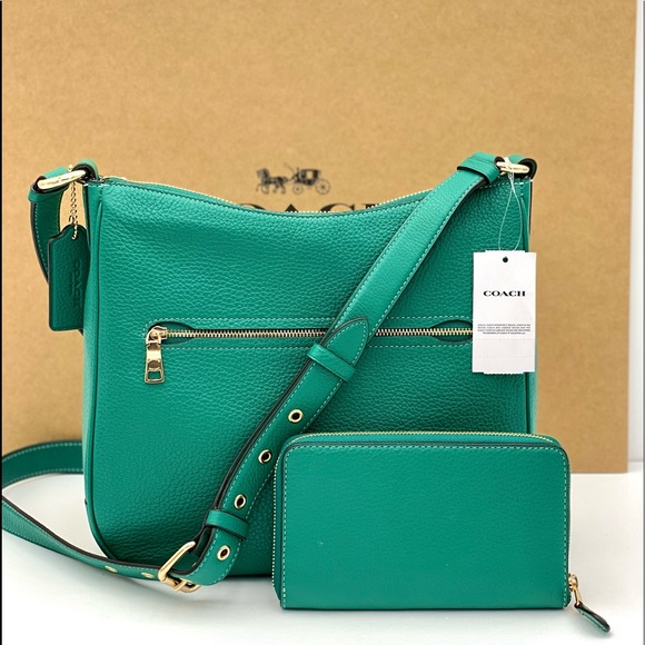 COACH Ellie File Bag Crossbody and Wallet Set - Picture 3 of 13